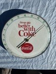 Coca-Cola Vintage 1960s Glass Thermometer 12