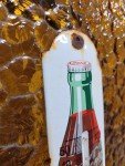 Vintage Coca-Cola Porcelain Thermometer Sign