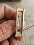 Gold Vintage Thermometer Tie Clip for Classic Cars