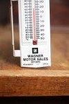 GM Wagner Motor Sales Antique Thermometer Sign