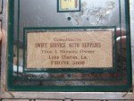 Swift Service Auto Supplies Vintage Thermometer