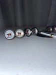 Vintage Thermometer Lot with Steak Buttons