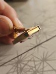 Gold Vintage Thermometer Tie Clip for Classic Cars