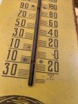 Mason's Root Beer Metal Advertising Thermometer Sign