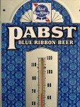 Pabst Blue Ribbon Beer 20" Advertising Thermometer