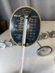 Vintage Thermometer Lot with Steak Buttons