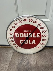 Double Cola Vintage Soda Thermometer