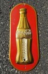 Antique Coca Cola Thermometer - Christmas 1923 Design