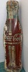 Coca-Cola 1950s Vintage Tin Advertising Thermometer