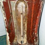Coca-Cola 1950s Vintage Tin Advertising Thermometer