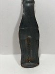 Vintage Coca-Cola Bottle Metal Thermometer 16.5