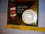 Ortlieb's Beer Thermometer Tin Sign