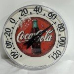 Coca Cola Vintage 5" Round Outdoor Thermometer
