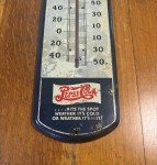 1932 Vintage Pepsi Cola 27" Double Dot Thermometer