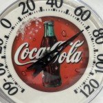 Coca Cola Vintage 5" Round Outdoor Thermometer