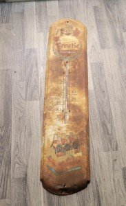 Large Vintage FROSTIE Root Beer Thermometer Sign