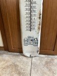 Bowes Seal Fast 1950s Advertising Thermometer