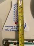 Minnegasco Vintage Plastic Thermometer Sign - Indian Design
