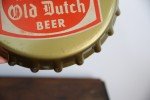 Vintage Old Dutch Beer Thermometer Sign with Eagle
