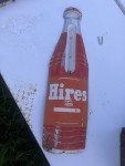 Hires Root Beer Vintage Metal Thermometer