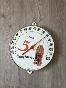 Coca-Cola Vintage Tru Temp Thermometer Advertisement