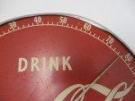 1950s Coca Cola Bottles Antique Thermometer