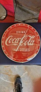 1950s Coca Cola Bottles Wall Thermometer