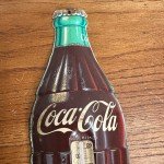 Coca-Cola Antique Metal Thermometer Sign 16.5