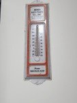 Vintage Metal Auto Parts Advertising Thermometer RARE