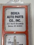 Vintage Metal Auto Parts Advertising Thermometer RARE