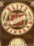 Rare Vintage Blitz Weinhard Beer Thermometer