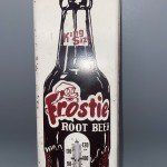 Frostie Root Beer Vintage Metal Wall Thermometer