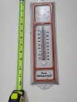 Vintage Metal Auto Parts Advertising Thermometer RARE