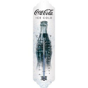Coca Cola Retro Indoor Wall Thermometer - 12.5 Inch