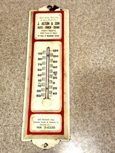 J Acton & Son Auto Truck Crane Thermometer
