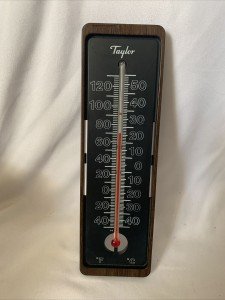 Retro 1960s Taylor Hanging Thermometer