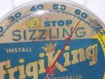 FrigiKing Auto Air Conditioning Thermometer Clock