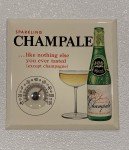 Vintage Champale Malt Liquor Beer Thermometer Sign