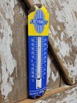 Vintage Chevrolet Porcelain Thermometer - Car Dealership Sign