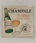 Vintage Champale Malt Liquor Beer Thermometer Sign