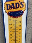 DADS ROOT BEER Vintage Soda Thermometer Sign