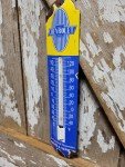 Vintage Chevrolet Porcelain Thermometer - Car Dealership Sign
