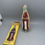 Vintage Coca-Cola 1923 Bottle Thermometer – 6”