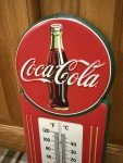 Coca-Cola Vintage Thermometer Bottle Cap Wall Decor