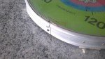 7UP Jumbo Dial Metal Thermometer with Bubble Glass