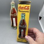 Vintage Coca-Cola 1923 Bottle Thermometer – 6”