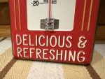 Coca-Cola Vintage Thermometer Bottle Cap Wall Decor