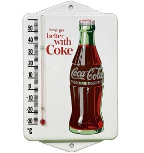 Vintage Coca-Cola Advertising Thermometer Sign