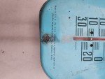 1930s Orange Crush 16" Thermometer