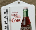 Vintage Coca-Cola Advertising Thermometer Sign